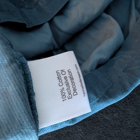 Hanna Andersson Girls Crochet Bow Corduroy Button Long Sleeve Cotton Dress - Picture 7 of 10